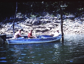 Jack, JC & Grandpa fishing